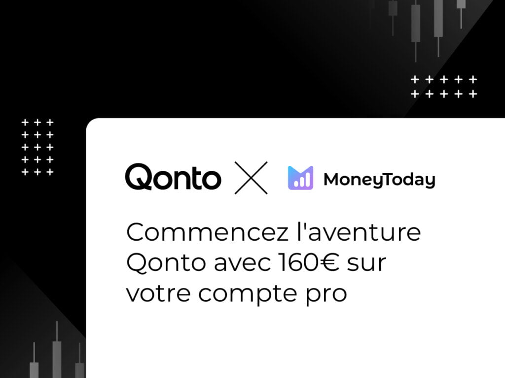 Démarrez votre aventure Qonto avec 160€ sur votre compte pro.