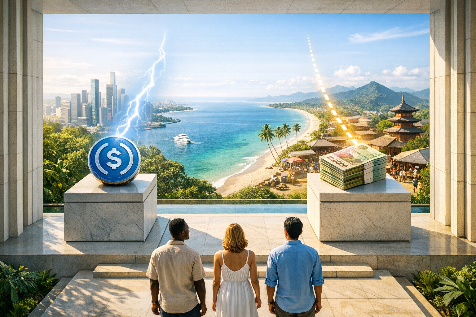USDC vs monnaie locale en 2026 : encaisser à l’international sans friction